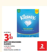 Boîte de mouchoirs Kleenex