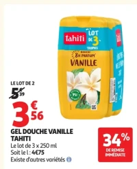 Gel douche Vanille Tahiti