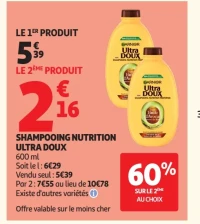 Shampooing Nutrition Ultra Doux