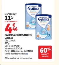 Calisma Croissance 3 Gallia