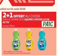 Liquides vaisselles Bi Activ' Paic