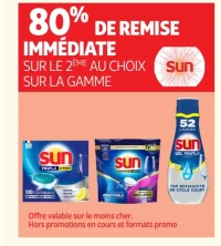Gamme de produits lave-vaisselle Sun