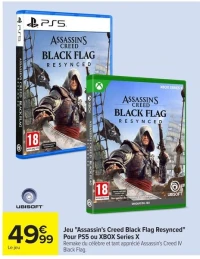 Jeu "Assassin's Creed Black Flag Resynced" pour PS5 ou XBOX Series X