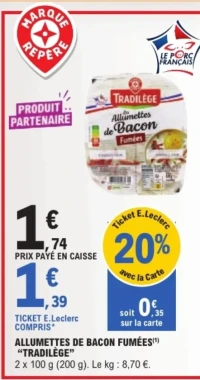 Allumettes de bacon fumées "Tradilège"