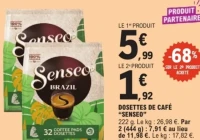 Dosettes de café "Senseo"