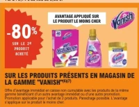 Produits de la gamme Vanish