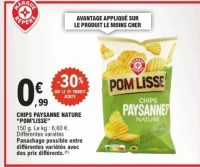 CHIPS PAYSANNE NATURE "POM'LISSE"
