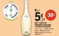 AOP Cotes de Provence Vin Blanc "Fleurs de Prairie"