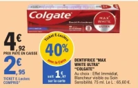 Dentifrice Max White Ultra Colgate