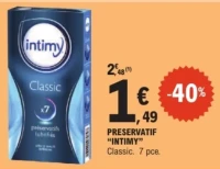 Préservatifs Classic Intimy