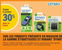 Gamme Étiqueteuses et rubans Dymo