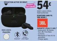 Ecouteurs sans fil JBL Vibe Beam 2
