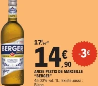 Anise Pastis de Marseille "Berger"