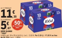 Bière blonde "1664"