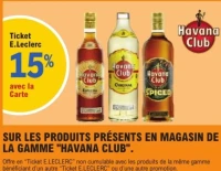 Gamme "Havana Club"