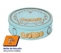 Boîte de biscuits