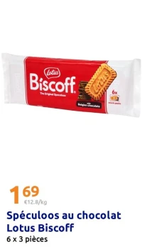 Spéculoos au chocolat Lotus Biscoff