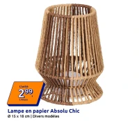 Lampe en papier Absolu Chic
