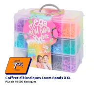 Coffret d'élastiques Loom Bands XXL