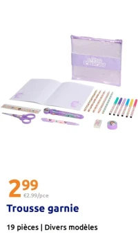Trousse garnie