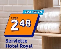 Serviette Hotel Royal 50x100 cm