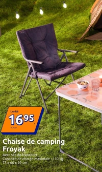 Chaise de camping Froyak