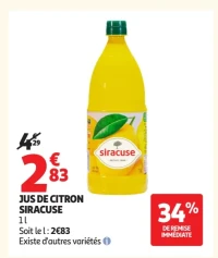 Jus de citron Siracuse