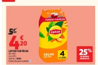 Lipton thé pêche