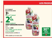 Sirop Grenadine Auchan