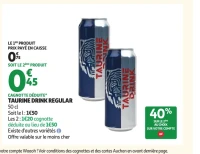 Boisson énergisante Taurine Drink Regular