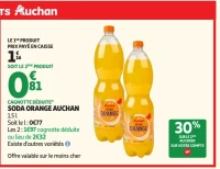 Soda Orange Auchan