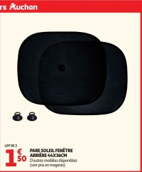 Pare soleil fenêtre arrière 44x36cm Auchan