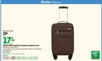 VALISE SOUPLE AIRPORT HIGHWAY MARRON 55 CM