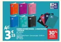 Agenda Oxford School - 1 jour par page - 12x18 cm