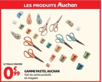 Gamme Pastel Auchan (Taille crayon)