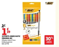 10 porte-mines Matic Original BIC