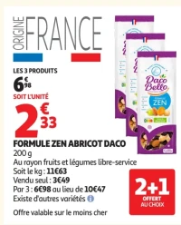 Formule Zen Abricot Daco Bello