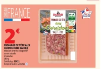 Bahier Fromage de tête aux cornichons