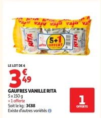 Gaufres vanille Rita