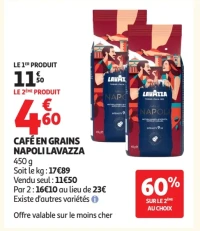 Café en grains Napoli Lavazza