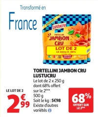 Tortellini Jambon Cru Lustucru