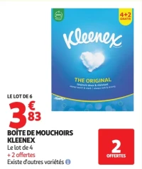 Boîte de mouchoirs Kleenex