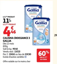 Calisma Croissance 3 Gallia