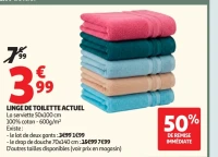LINGE DE TOILETTE ACTUEL