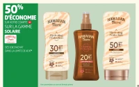 Gamme de protections solaires Hawaiian Tropic