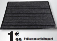 Paillasson antidérapant 40 x 60 cm