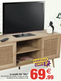 Le meuble télé "BALI"