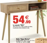 La console "BALI"