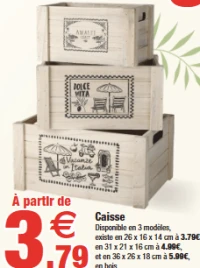 Caisse en bois