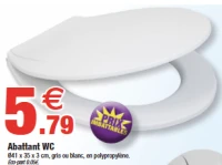 Abattant WC
